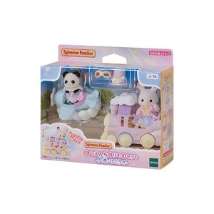 Sylvanian Families набор поезда и самолета плюшевые куклы маленький размер высокий SylvanianFamilies