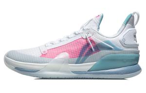 Баскетбольные кроссовки Speed 7 мужские с низким верхом белые/синие/розовые Lining