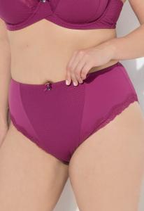 Брифы Ulla Popken TEXTURED MIDI , Fuchsia Pink/Pink