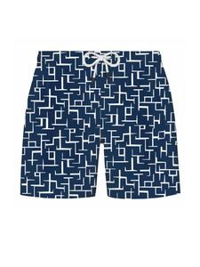 Шорты для плавания WESTMARK LONDON Board Shorts Geometric, морской синий