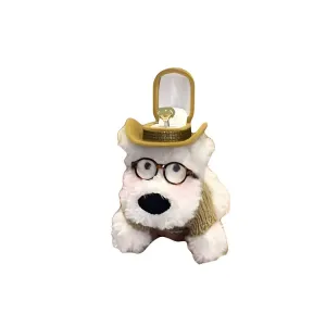 Креативная плюшевая кукла в артистичном стиле Bear Ring Box высотой 10см LALABABY