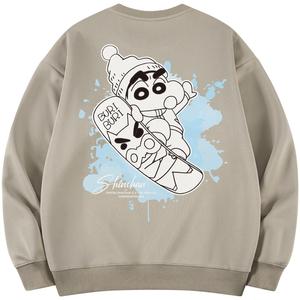 Унисекс свитшот Crayon Shinchan, хаки