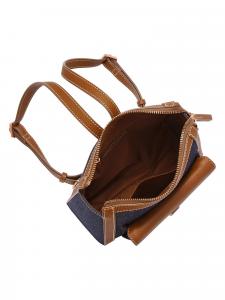 Женский джинсовый рюкзак Fossil синего цвета ZB1922423