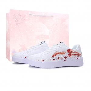 Плавучая лодка Li Ning, посвященная скачкам на лошадях, сумка для покупок, китайский модный тренд, удобная и универсальная., красный белый