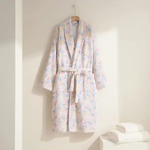 Халат из хлопка 360 гр/м2 Joyful Basics El Corte Inglés, разноцветный