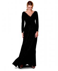 Платье для беременных Tiffany Rose Isabella, длинное Tiffany Rose Maternity, Glitter black