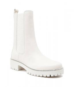 Кожаные сапоги ибби Guess, бежевый