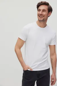 Базовая футболка с однотонным вырезом. Bläck, White