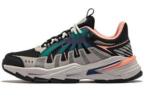 Кроссовки женские с низким верхом, черный, флуоресцентно-оранжевый, пудровые Erke