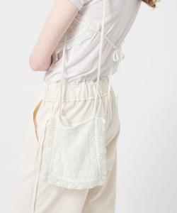 Вязаная кружевная сумочка Aewen Matoph, цвет Off White