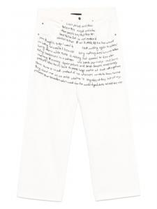 Вышитые джинсы Glass Cypress, белый