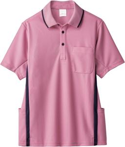 Футболка-поло с коротким рукавом PROFeeling (унисекс) - прохладная, с боковыми карманами, прочная, влагоотводящая, быстросохнущая, антивирусная, спортивная, для ухода (PK398), светло-розовый