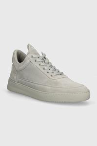 Замшевые кроссовки Low Top Suede All Grey Filling Pieces, серый