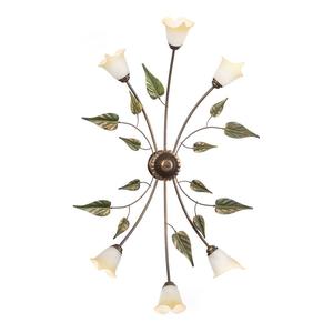 Потолочный светильник ONLI Miranda Typ A, сатиновое стекло / железо - 6 ламп