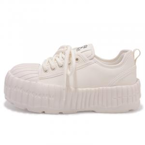 Водонепроницаемые, амортизирующие, износостойкие, низкие повседневные туфли цвета экрю для женщин SNXR, Ecru