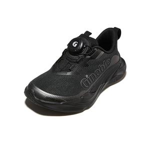 Дышащие, легкие, амортизирующие, низкие, повседневные кроссовки для детей GINOBLE, черный