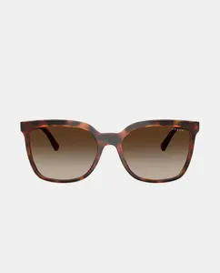 Квадратные женские солнцезащитные очки с градиентными линзами Vogue, коричневый