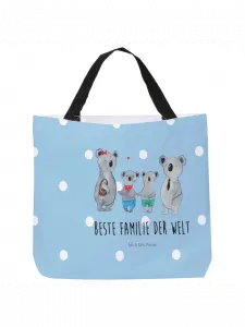 Шоппер Mr. & Mrs. Panda, цвет blau pastell