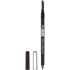 Карандаш для бровей PUPA Milano True Eyebrow Pencil, No. 004 Extra Dark / 1,08 g