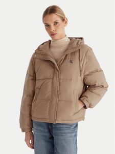 Пуховик regular fit LV044D522G Calvin Klein Jeans, бежевый