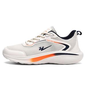 Кроссовки мужские с низким верхом и противоскользящей подошвой, износостойкие DOUBLE STAR 88, White Blue Orange