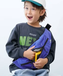 Двусторонняя сумка через плечо/наплечная сумка, подобранная по цвету, с фиксирующим ремнем для чехла игровой консоли, для родителей и детей Devirock, цвет P Blue