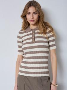 Co'couture Свитер 'BonnyCC' в светло-коричневом цвете