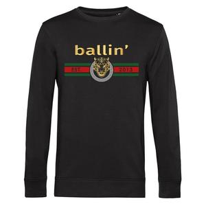 Стандартное восточное время свитер 2013 с тигровыми линиями Ballin, черный
