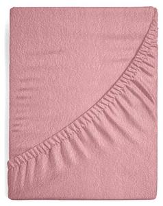 Простыня Eurofirany Frotte, старый розовый - ширина: 140 см