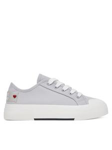 Тканевые кроссовки JA15012G0MJP0010 Love Moschino, серый