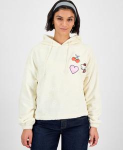 Детская толстовка с капюшоном Hello Kitty из искусственного меха Grayson Threads, The Label, White