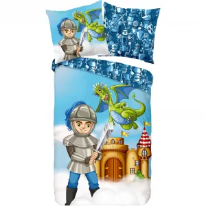 Доброе утро детское постельное белье «Рыцарь» Good Morning, мультиколор/синий