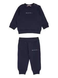 Спортивный костюм с логотипом Marni Kids, синий