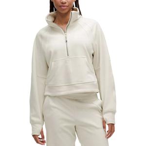 Свитшот с воронкообразным воротником Scuba Series женский Lululemon, белый