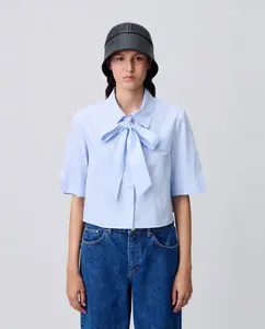 Женская короткая рубашка в клетку Claudie Pierlot, мультиколор