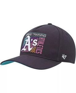 Мужская темно-серая кепка Snapback Oakland Athletics 2023 Spring Training Reflex Hitch Snapback '47 Brand