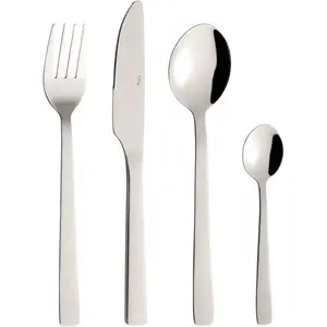 Набор столовых приборов aida RAW «RAW», (набор, 16 предметов), полированный, цвет steel