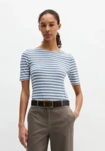 Узкая футболка с принтом gestreiftes aus Marc O'Polo, Medium Blue