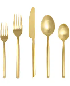 Набор столовых приборов Capri из 20 предметов, на 4 персоны Fortessa, gold