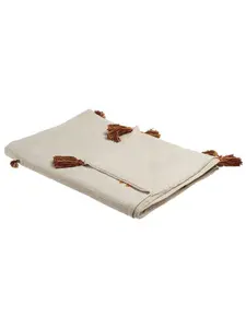 Пуховое одеяло Beliani Kuschel KHANDWA, цвет beige/weiß/orange