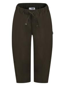 MSGM Kids брюки с кулиской, зеленый