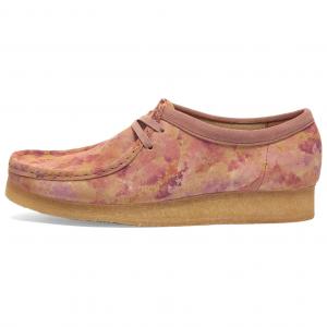 Clarks Низкие повседневные туфли Originals WALLABEE, женские, красные