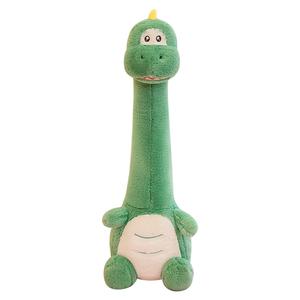 Детеныш динозавра с длинной шеей, очаровательные большие плюшевые игрушки спящего гуся-динозавра, высота 70/100/130 см Mocha duck