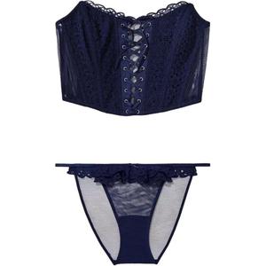 Victoria's Secret Женский комплект белья marine blue