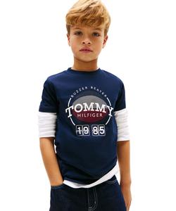 Футболка с графическим принтом на тему баскетбола для мальчиков, размер 26SS