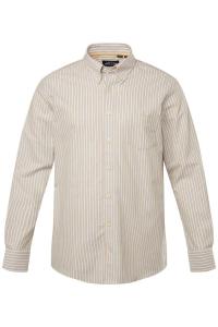 Повседневная рубашка John F. Gee Comfort fit Button Up Shirt, бежевый