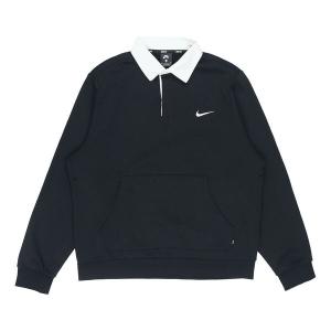 Толстовка Men's Nike SB Fleece Skateboard Knit Breathable Splicing Embroidered Autumn Black, мультиколор