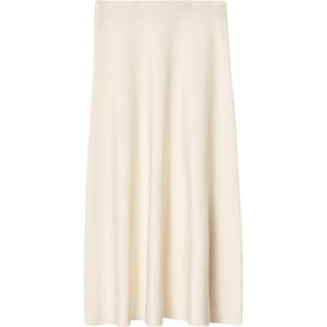 Вязаная длинная юбка женская слоновая кость белый COS