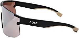 Солнцезащитные очки унисекс Hugo Boss, Matte Black Beige/Silver