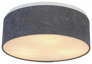 Novel Потолочный светильник, цоколь E27, антрацитовый, степень защиты IP20